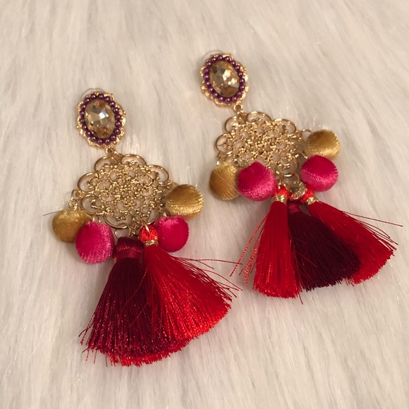 Trendy Fringe Earrings - Picture 5 of 5